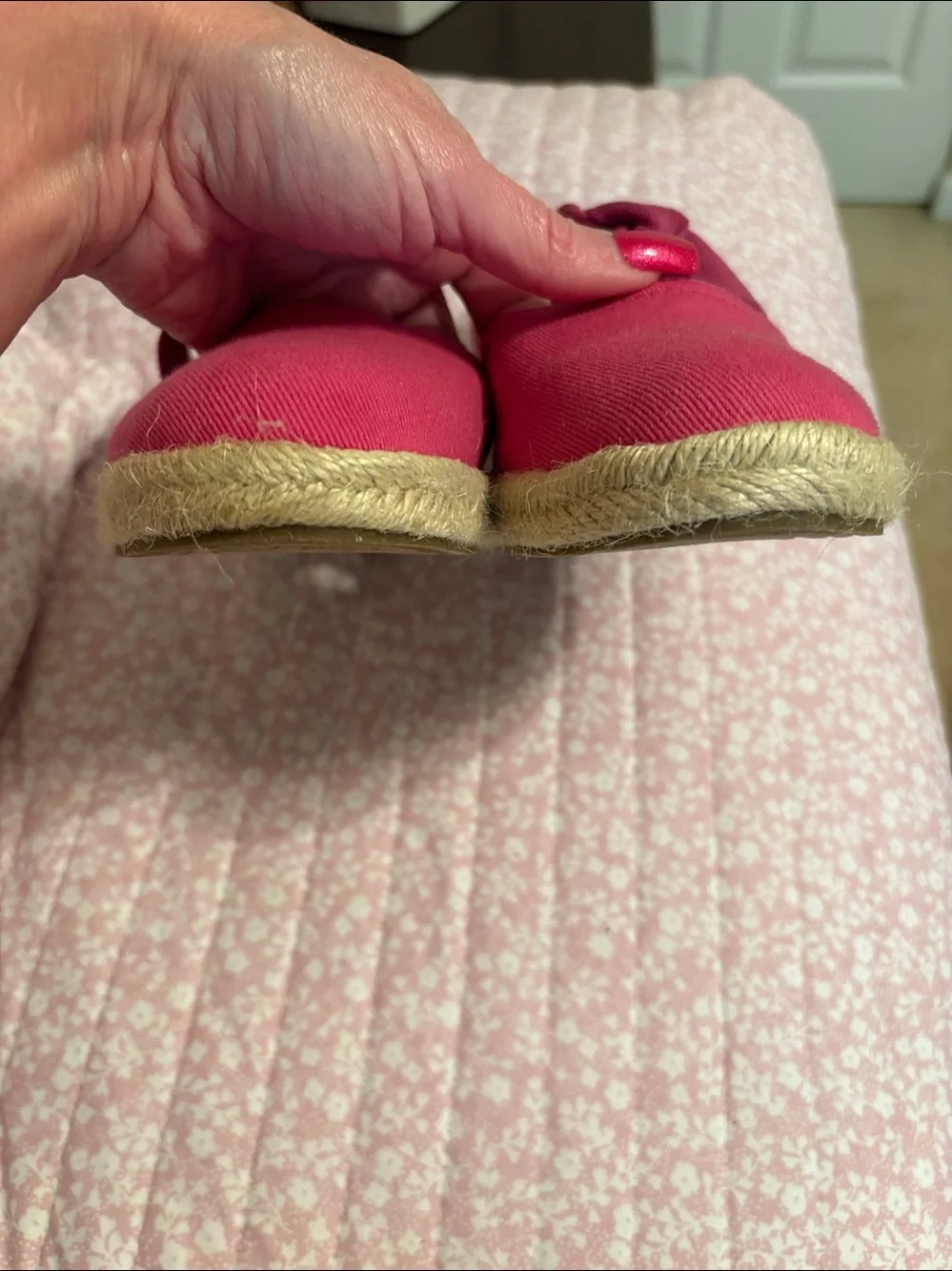 Life Stride Hot Pink Espadrille Slide